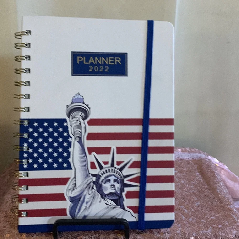 Spiral Planner 2022 Featuring the Statue of Liberty - New